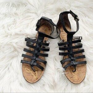 Sam Edleman Donna Gladiator Sandal Black 8